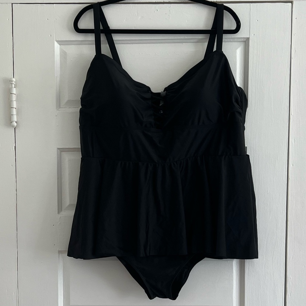 Torrid Criss-Cross detail Swim Dress
